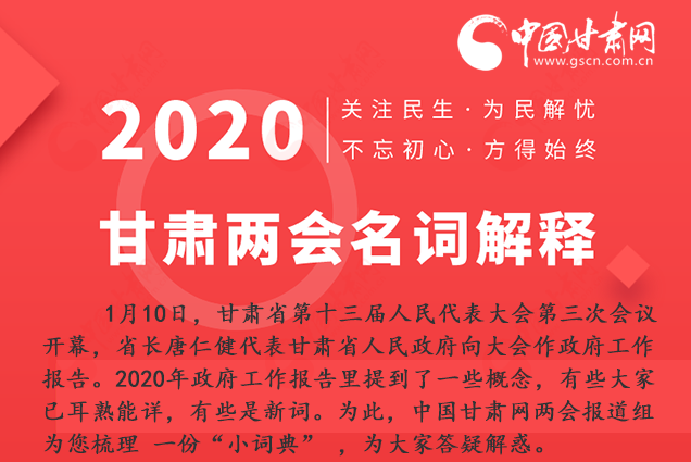2020甘肅兩會|漲知識！政府工作報告23個新名詞，最全解釋來了