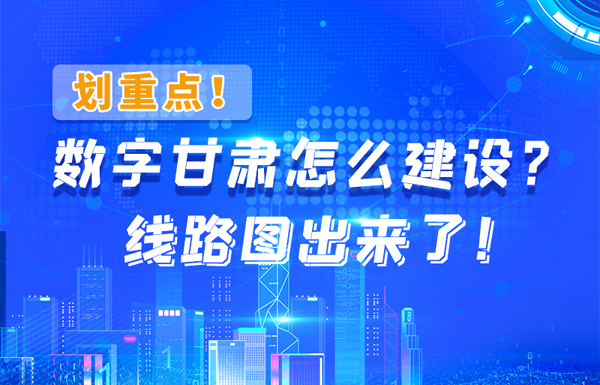 圖解|劃重點(diǎn)！數(shù)字甘肅怎么建設(shè)？線路圖出來了！