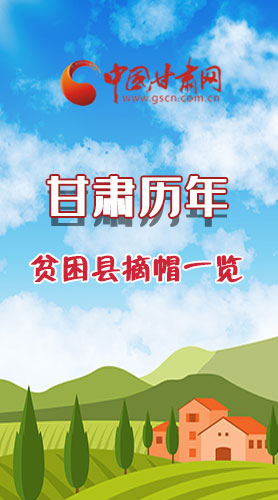 長圖|75→0，一圖回顧甘肅貧困縣摘帽時(shí)間