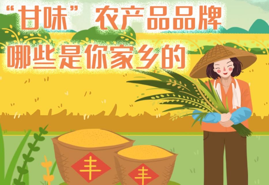 一圖帶你了解“甘味”農產品品牌 ，哪些是你家鄉(xiāng)的？