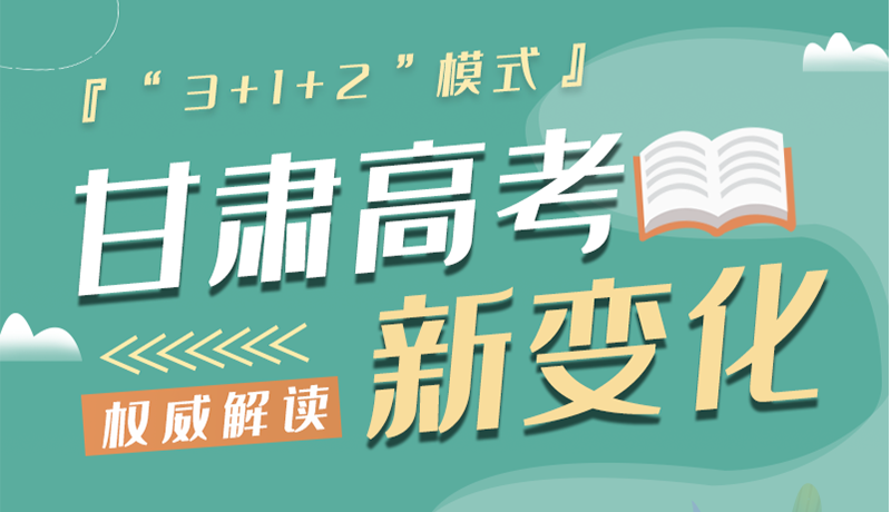 長(zhǎng)圖|甘肅2024年高考新變化：“3+1+2”模式提前了解！